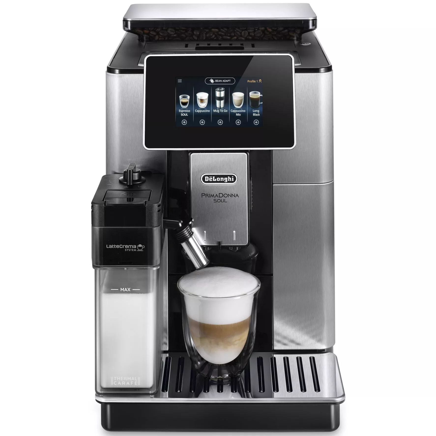 Кофеварки и кофемашины DeLonghi PrimaDonna Soul ECAM610.55.SB